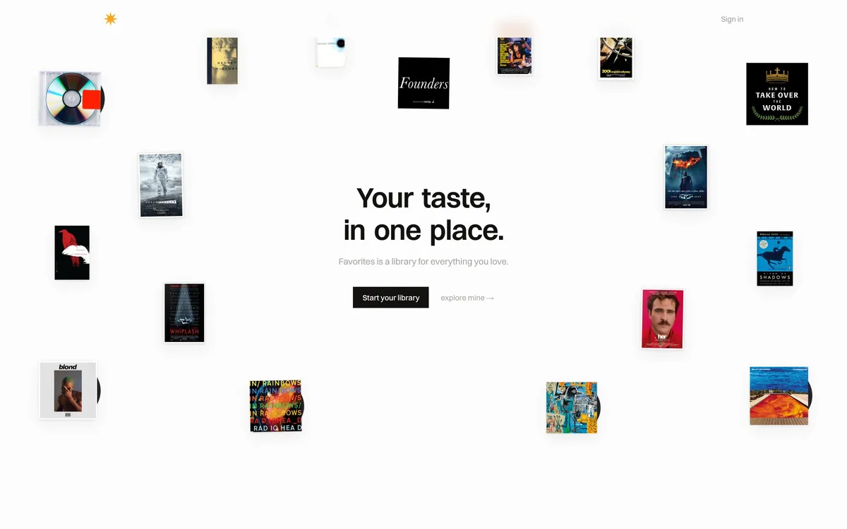 Your taste, in one place